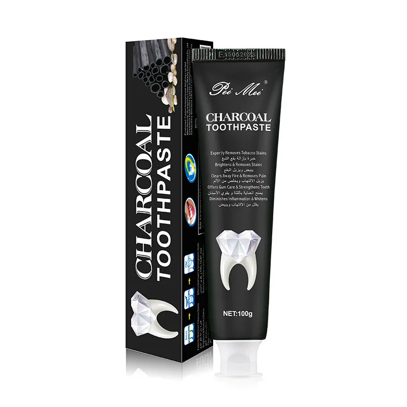 

Peimei Dental Cream Charcoal Toothpaste Improve Yellow Teeth Dentine Damage Deep Cleaning Tooth 3D Whitening Fresh Breath
