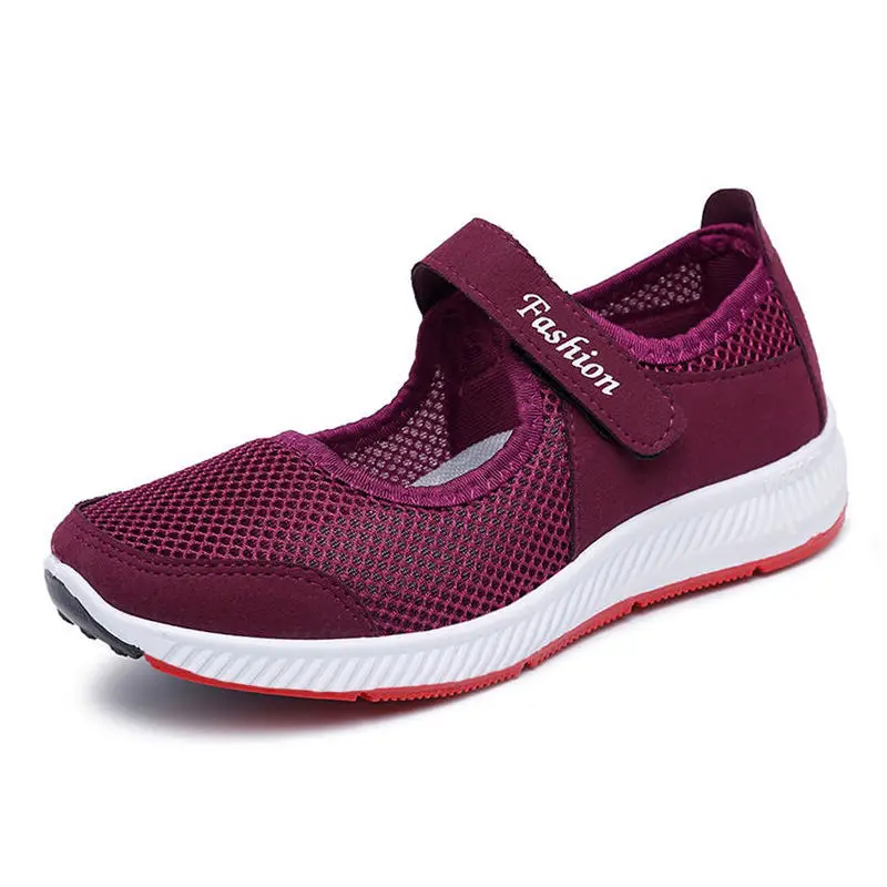 Women Casual Boat Shoes Ladies Slip On Ballet Flats Comfy Soft Zapatos Mujer Mother Red Pink Black Walking Footwear 2021 Summer