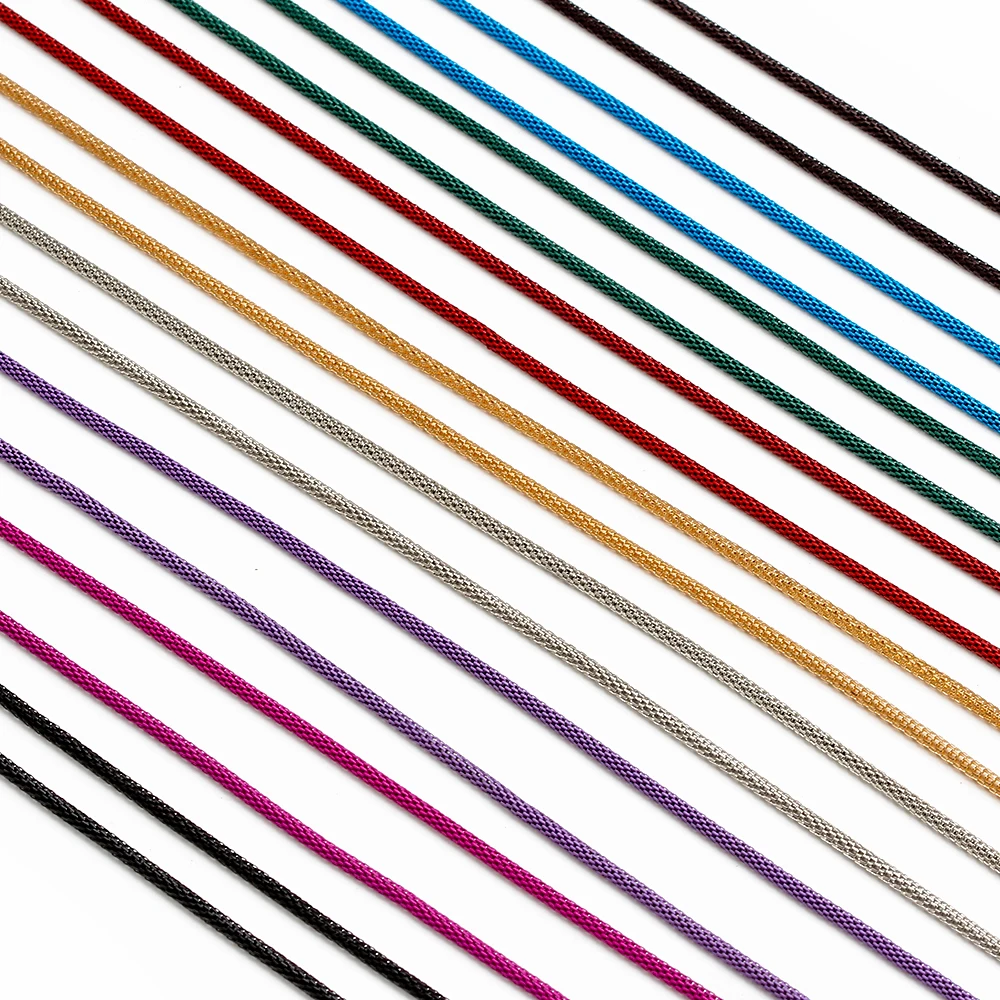 MEIBEADS 120 см/Лот Красочные 3 2 чистая ссылка ювелирные аксессуары подходят для