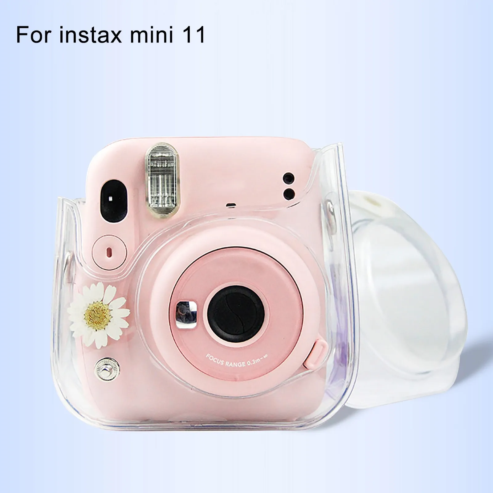 Хит продаж прозрачный защитный чехол Instax Mini 11 для Fuji Fujifilm сумка мгновенной камеры