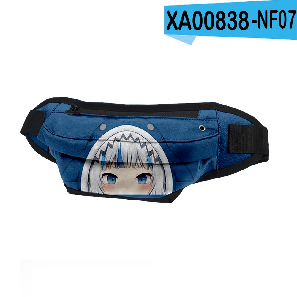 

Gawr Gura Мужская и мужская уличная спортивная удобная Многофункциональная Водонепроницаемая поясная сумка