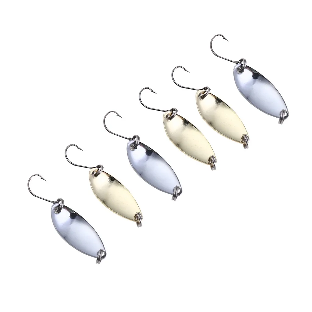 6 шт. Металлические блесны-блесны 2 5 г | Спорт и развлечения