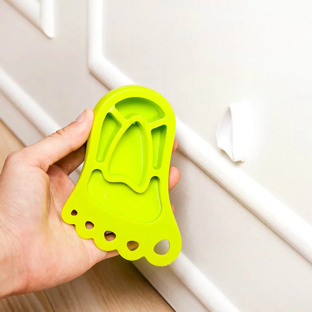 Симпатичная резиновая дверная пробка сверхмощный домашний декор защитный Клин