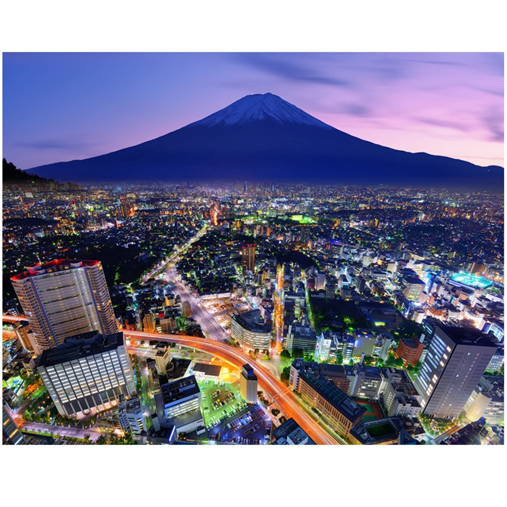 

Colorful print Wall Tapestry Mount Fuji, Japan M0473