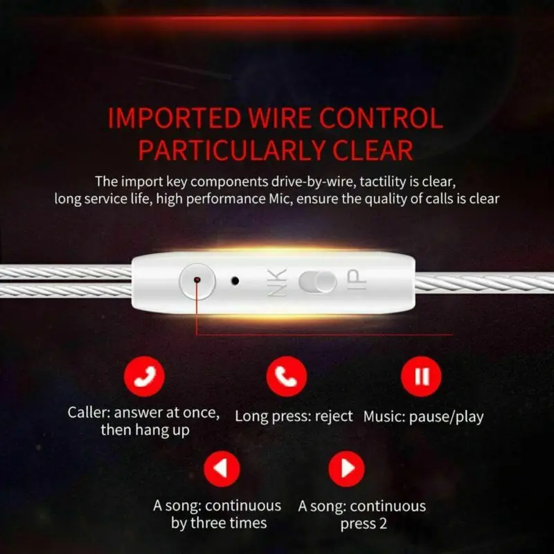 Новые модные наушники с микрофоном и дистанционным управлением громкостью MP3 для