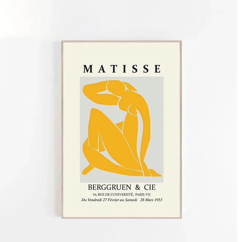 Картины маслом в минималистском стиле матиссе печать на холсте постеры и принты