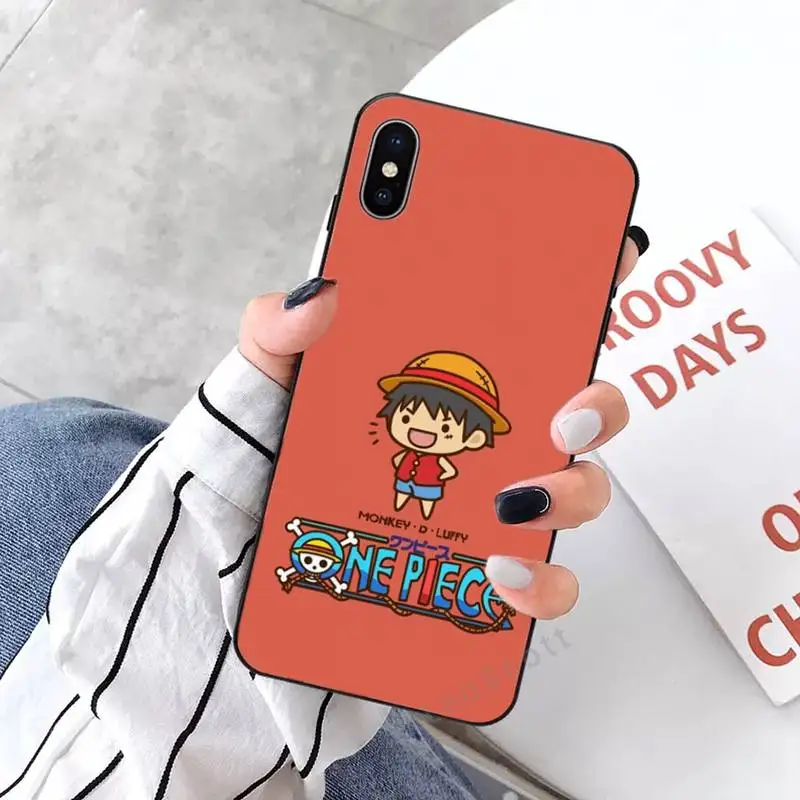 

Cartoon One Piece Luffy Phone Case for iPhone 11 12 mini pro XS MAX 8 7 6 6S Plus X 5S SE 2020 XR