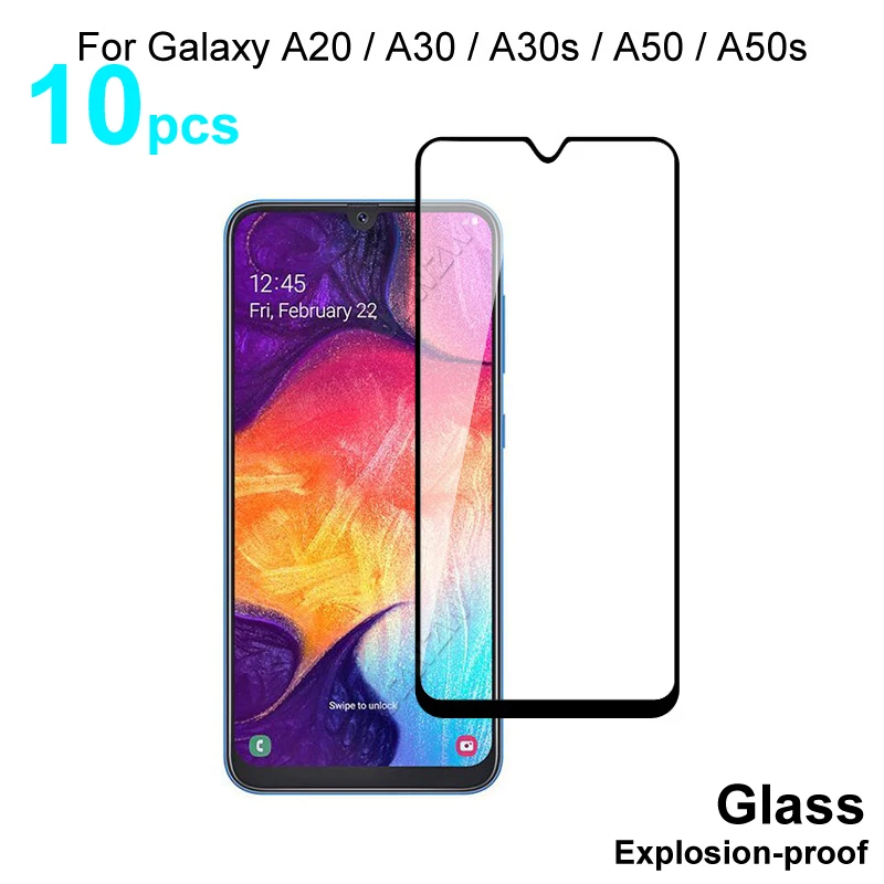 Защитное стекло для Samsung Galaxy A50 A50s A30 A30s A20 Защитная пленка экрана закаленное