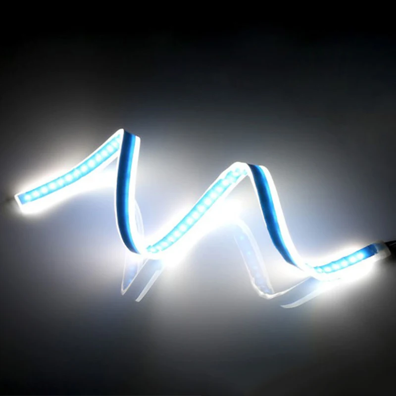 2x30 см 45 60 Гибкие автомобильные светодиодсветодиодный дневные ходовые огни с