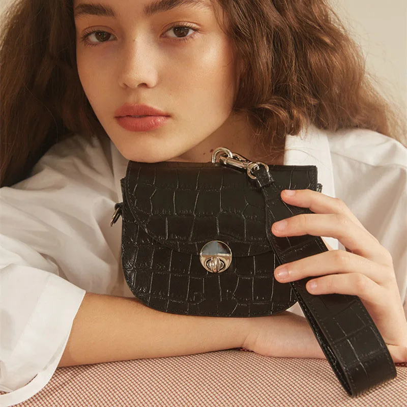 Женская сумка через плечо с узором крокодиловая кожа женская три в одном Сумка