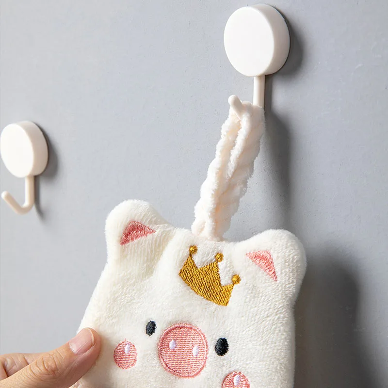 Носовой платок для дома настенный в Корейском стиле с вышивкой виде Свинки из