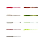 BassLegend морские Мягкие пластиковые рыболовные мини-личинки для морской рыбалки, маленькие блестящие черви с подошвой, бриллиантовые 55 мм, 0,4 г