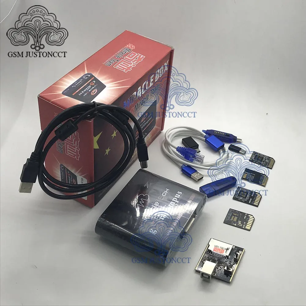 Новинка 2020 оригинальный инструмент MIRACLE EMMC Plus 5 в 1/Miracle thunder dongle / Miracle box +