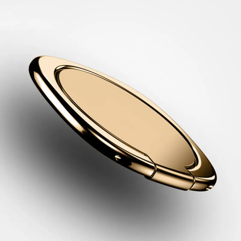 Gold-D Кольцо на палец, подставка для мобильного телефона, 360 магнит, автомобильный держатель для IPhone, разъем для смартфона, держатель для IPAD, автомобильный держатель, подставка для samsung, Xiaomi - Цвет: Gold-D