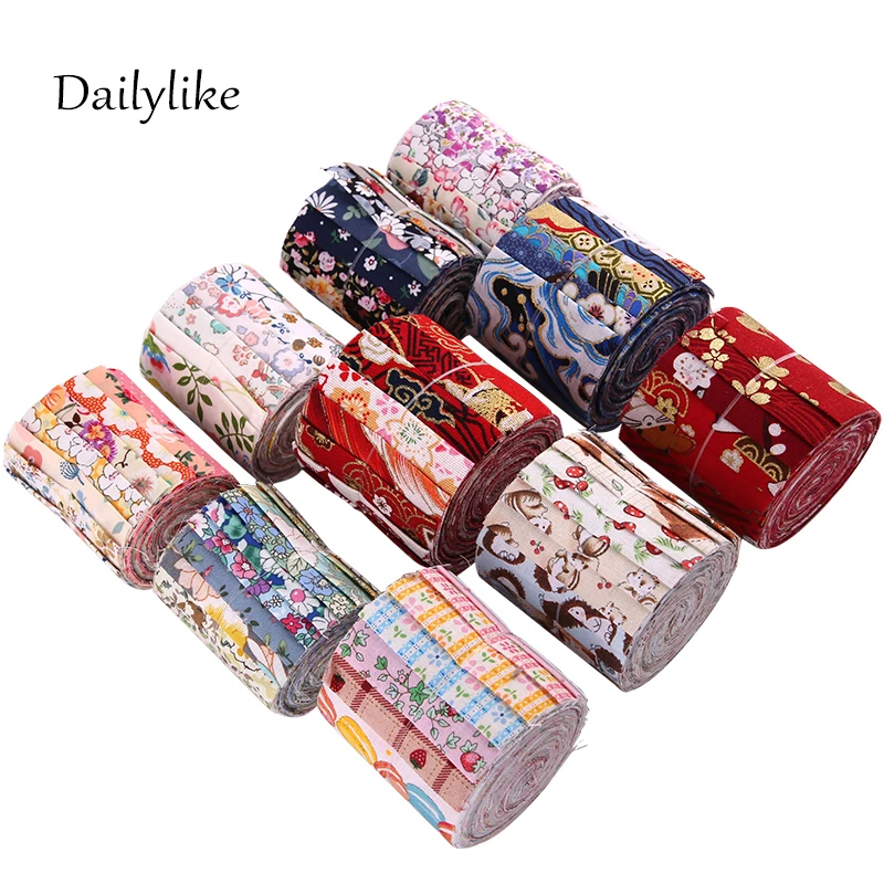 Рулон хлопковой ткани Dailylike Jelly рулон полосок желейной полоски для лоскутного
