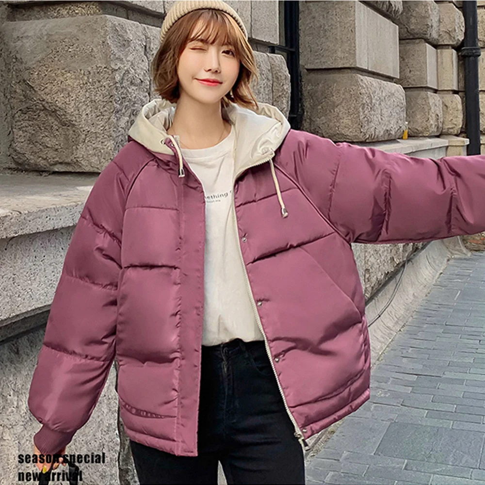 Женские модные парки с капюшоном пуховик на шнуровке толстое теплое пальто