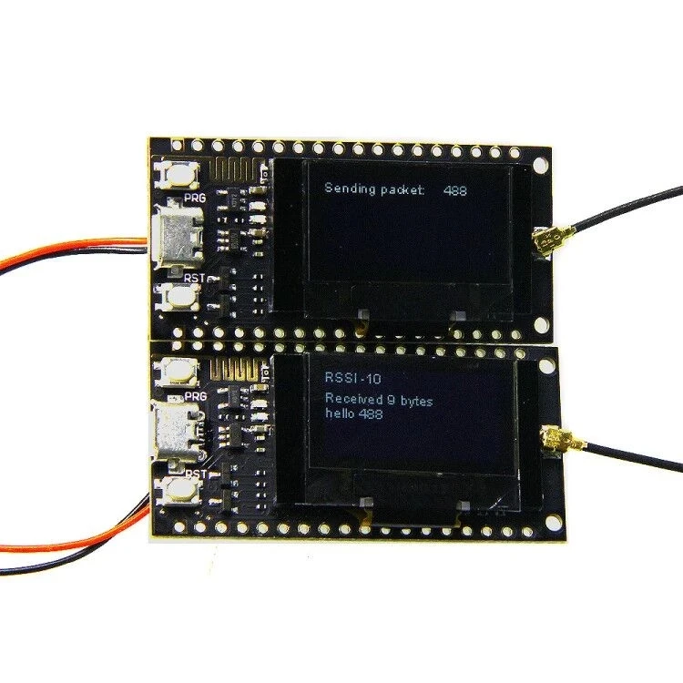 

2шт/компл. TTGO LORA SX1278 ESP32 0,96 OLED 32Mt bit (4 МБ) 433 МГц для Arduino