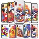 Цветной силиконовый черный чехол для телефона с изображением Диснея Микки для Samsung Galaxy A9 A8 Star A750 A7 A6 A5 A3 Plus 2018 2017 2016