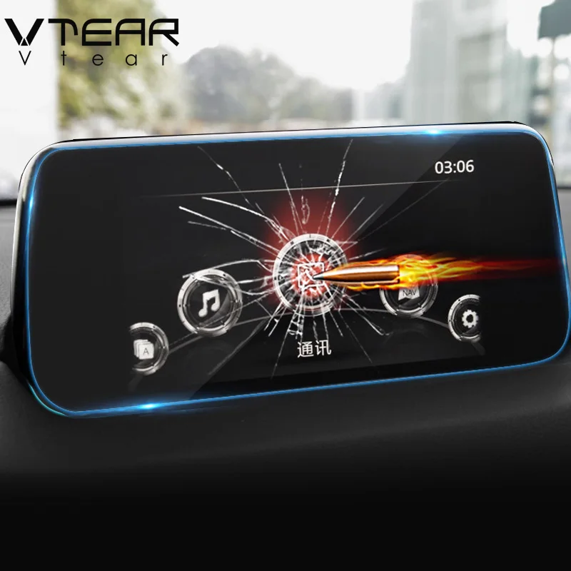 Vtear для мазда сх5 Mazda CX5 CX 5 2019 2018 2017 аксессуары GPS навигация Закаленное стекло
