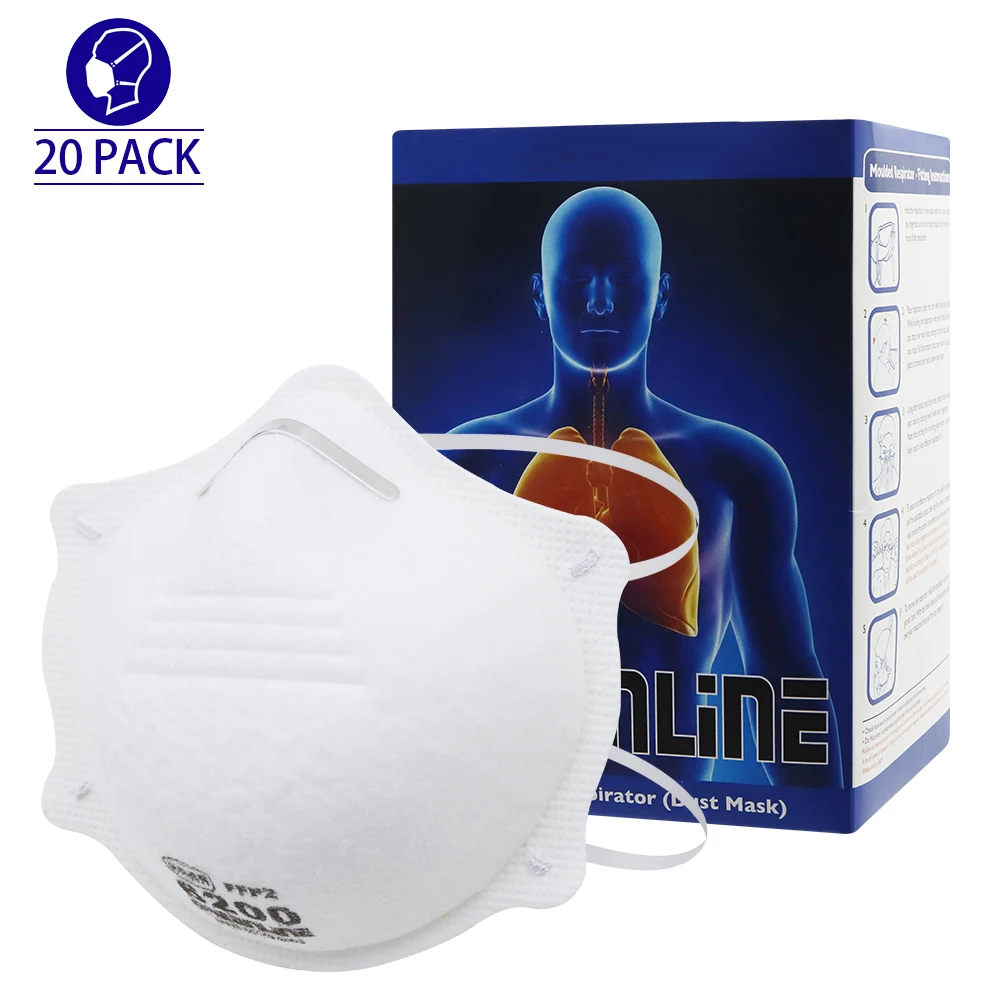 40pcs tool face protect European standard Disposable anti-dust masks mask safety Nose mouth PM2.5 mas | Бытовая техника