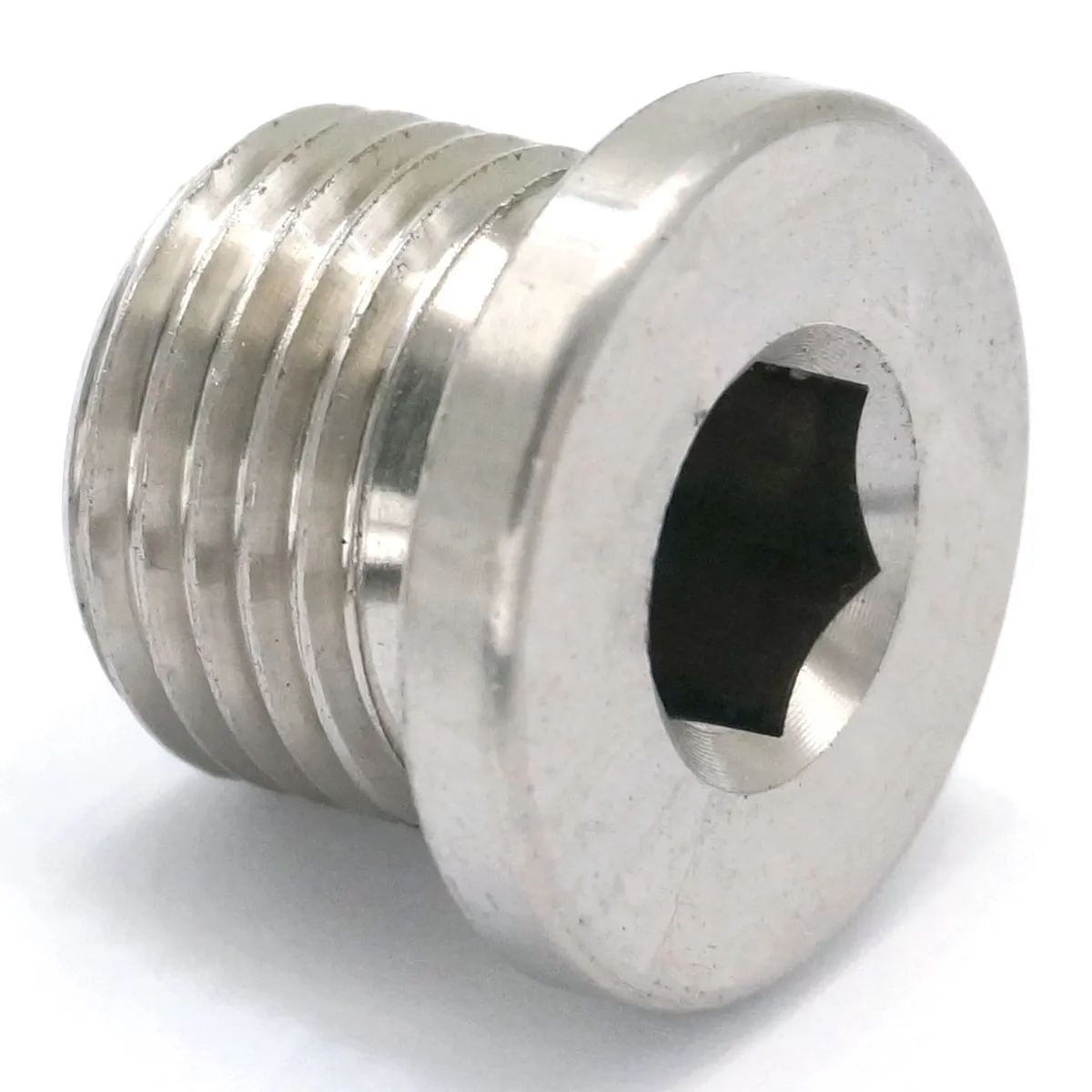 304 нержавеющая сталь BSPP/метрическая резьба потайная Заглушка с фланцем