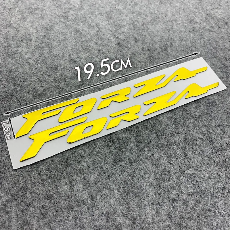 Scooter Motorcycle Emblem Side Fairing Sticker Decal Logo Symbol Mark For Honda FORZA 125 250 300 MF13 |