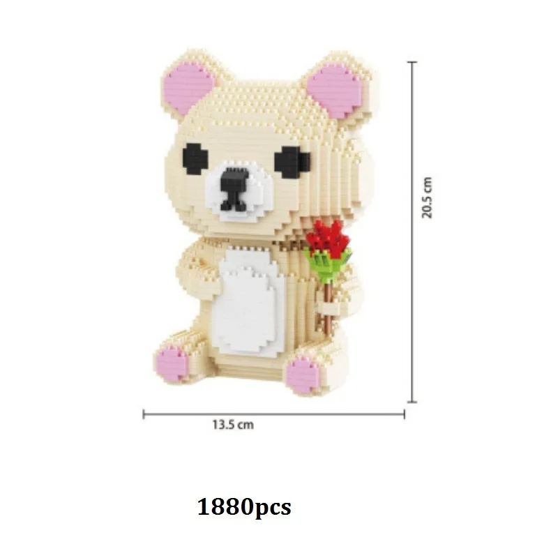 Японское аниме маленькие блоки модель Anpanman милые подарки для девочек фигурки