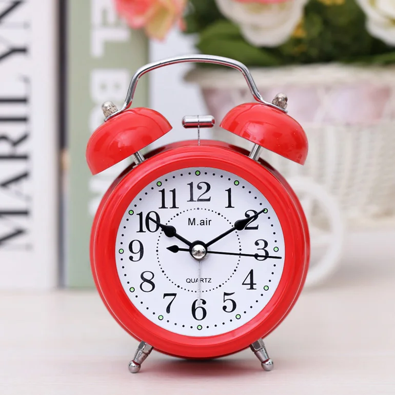 Бесшумные модные прикроватные часы-будильник креативный умный будильник