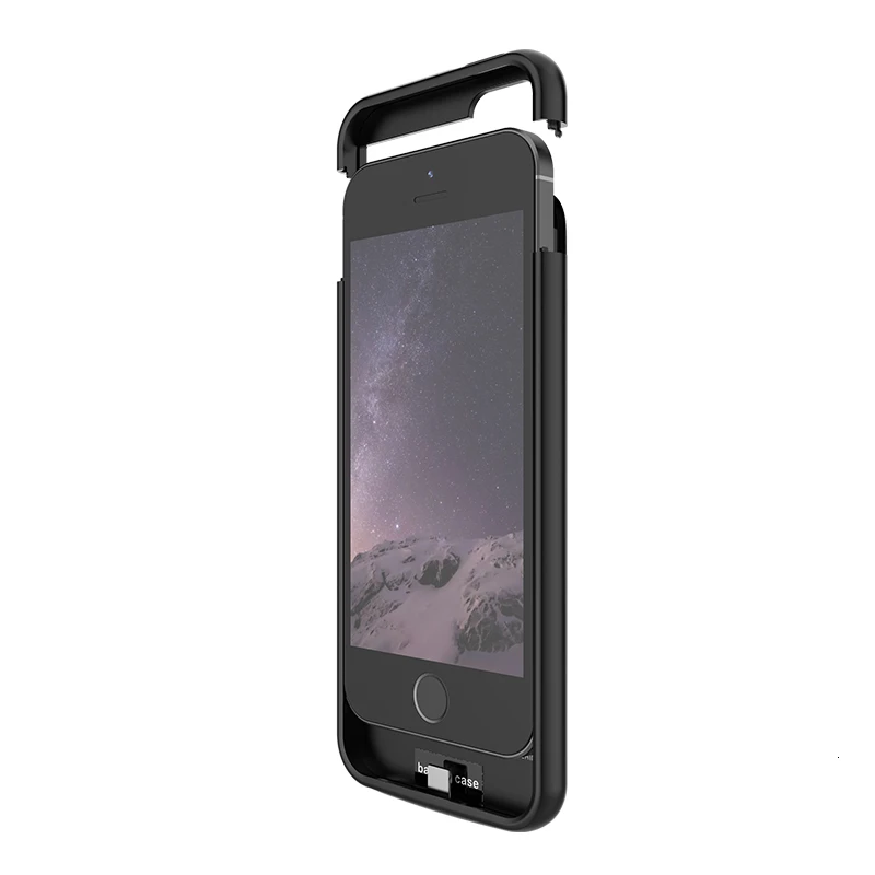 Aroay 4000 мА/ч зарядное устройство умный чехол для телефона Iphone 5 SE 5S черный и синий