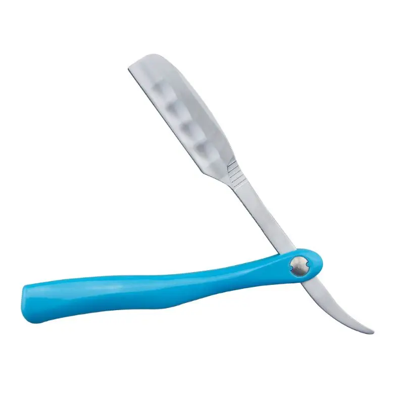 Складной бритвенный держатель с ручкой и пером карамельного цвета ручная