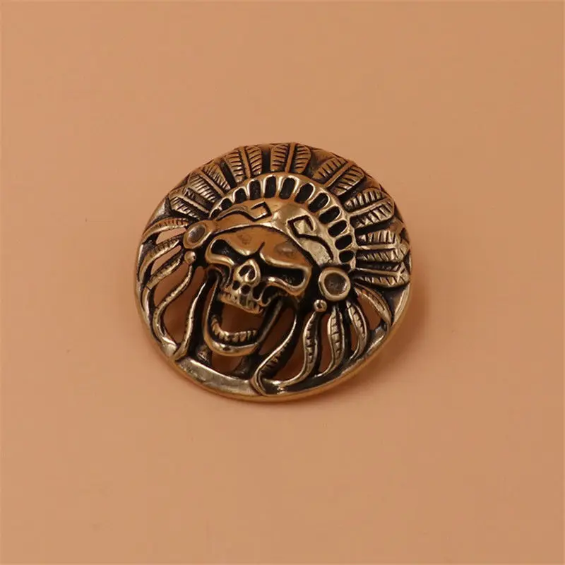 1 x латунные/медные готические шипы Conchos с заклепками кожаная сумка для ремесла