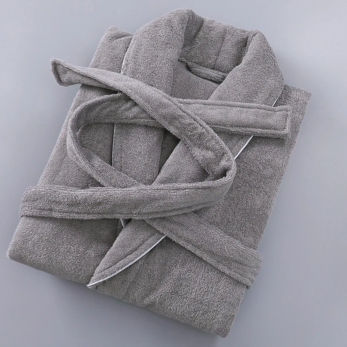 

Cotton Lovers Soft Robe Toweling Terry Kimono Bathrobe Gown Sleepwear Men&Women Hotel Robe Nightgown Male Casual Home Clothes