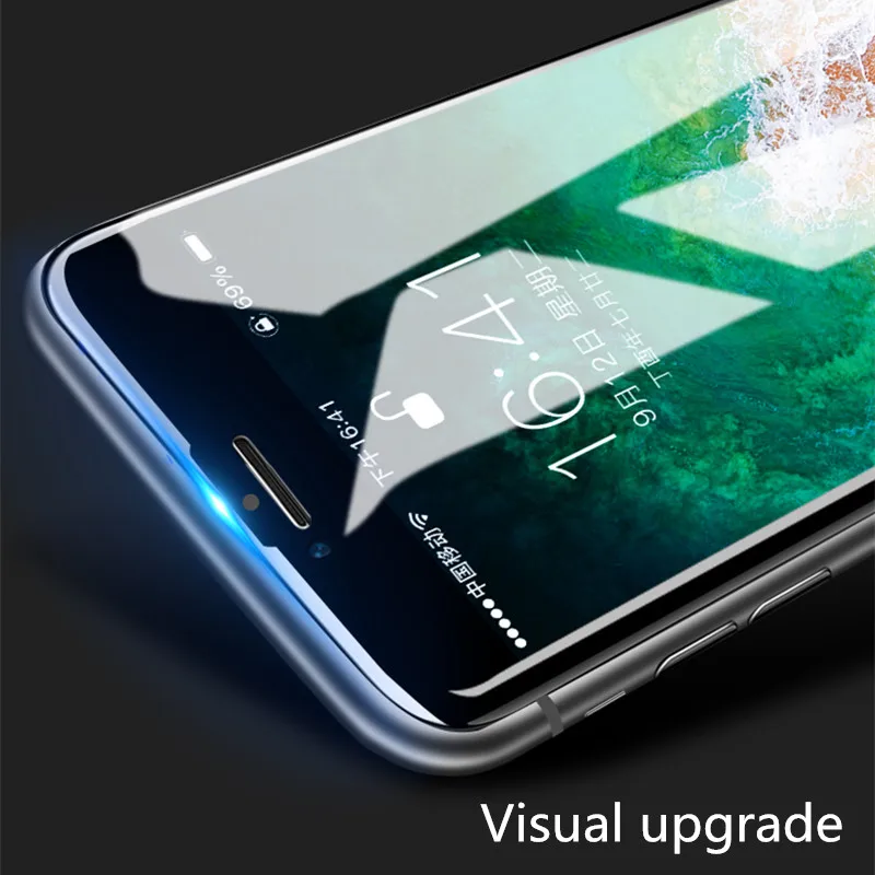100D защитное закаленное стекло для iPhone 6, 6s, 7, 8 Plus, X Защитное стекло для экрана с мягким краем, изогнутое на iPhone 11 PRO, XR, XS MAX