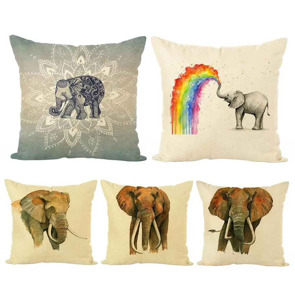 45x45 см чехол для подушки в виде слона наволочка дома офиса дивана кровати