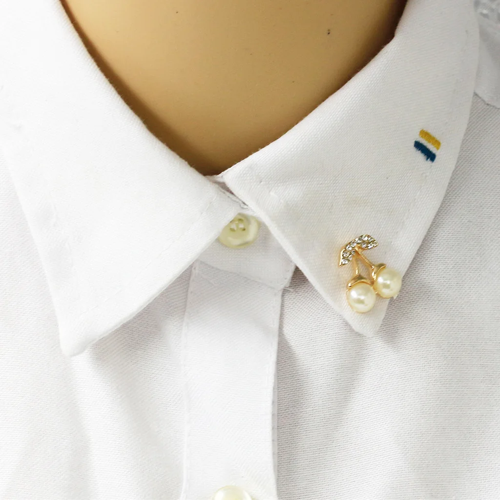 

New Creative Diamond Inlaid Animal Owl Pin Brooch Swan Cherry Little Pins Dress Women's Versatile Broochs