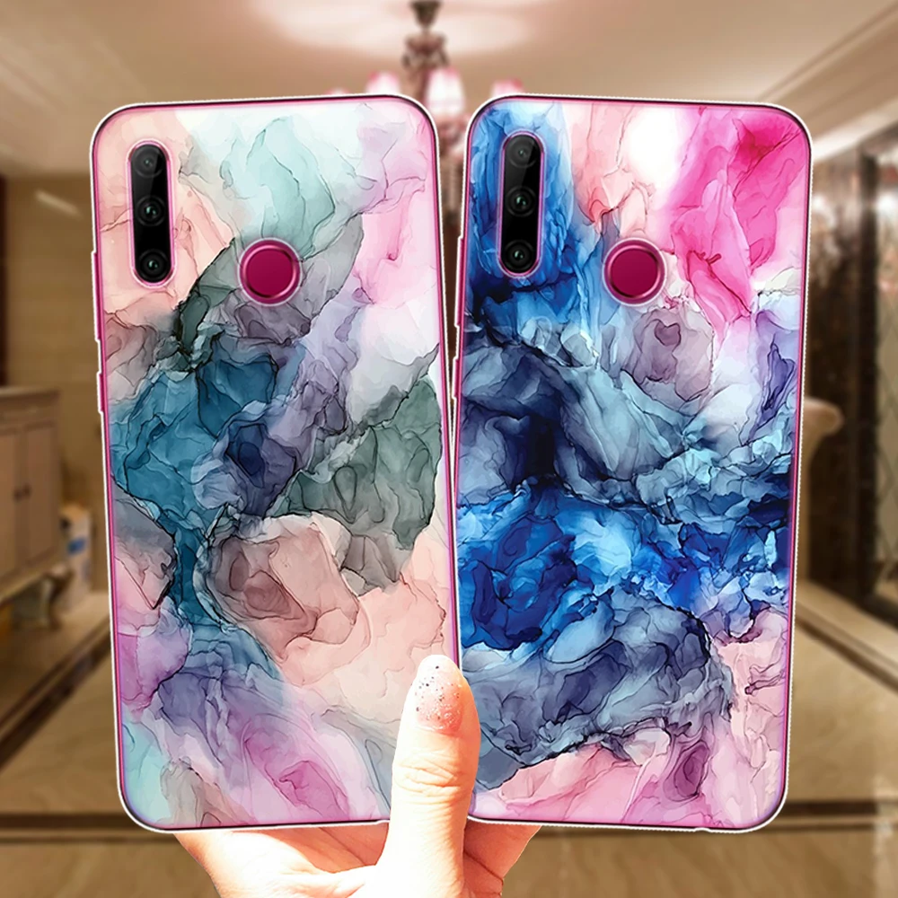 Мраморный чехол для телефона с абстрактным рисунком для Huawei Honor 10i 20i 30i 9X 8X 30 10X Mate 10 20 Lite Pro, мягкий силиконовый чехол