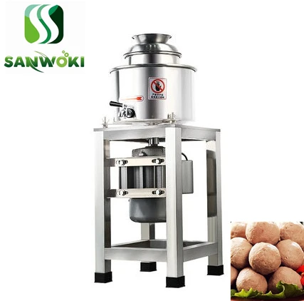 Электрическая машина для взбивания фрикаделек изготовления рыбных шариков