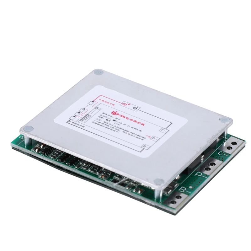 16S 60V 20A 18650 литий-полимерная плата для защиты батареи BMS PCB с радиатором E-Bike EScooter |