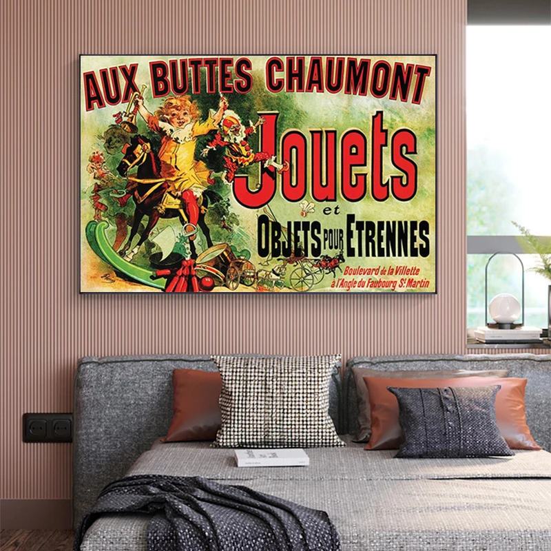 

Aux Buttes Chaumont Jouets Poster Friends TV Canvas Painting Poster and Print Wall Art Picture Cuadros for Living Room Decor