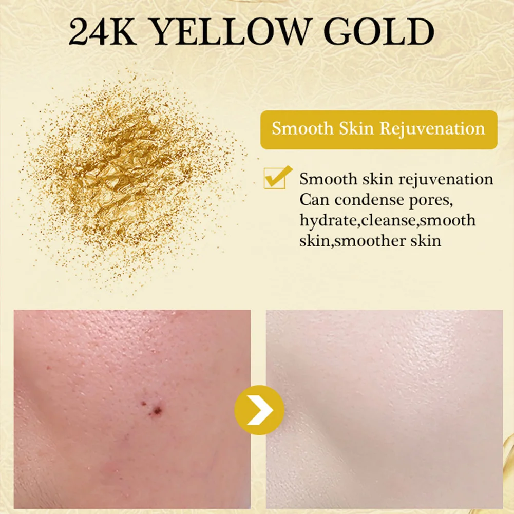 

AUQUEST Gold Facial Serum Hyaluronic Acid Serum Anti Aging Whitening Moisturizing Day Creams Firming Wrinkle Face Skin Serum Oil