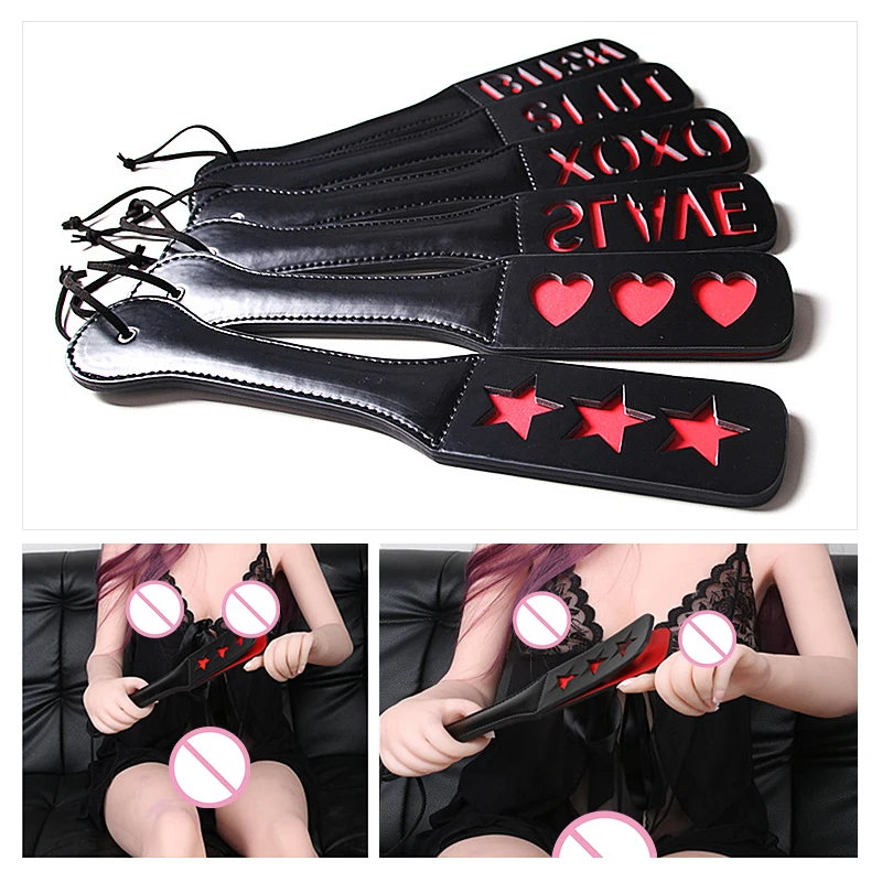 Женская двухслойная Slave Paddle кожаная Анальная плетка БДСМ для шлепков Flogger Фетиш