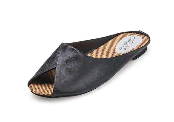 Женские шлепанцы летние пляжные женские офисные сандалии на плоской подошве