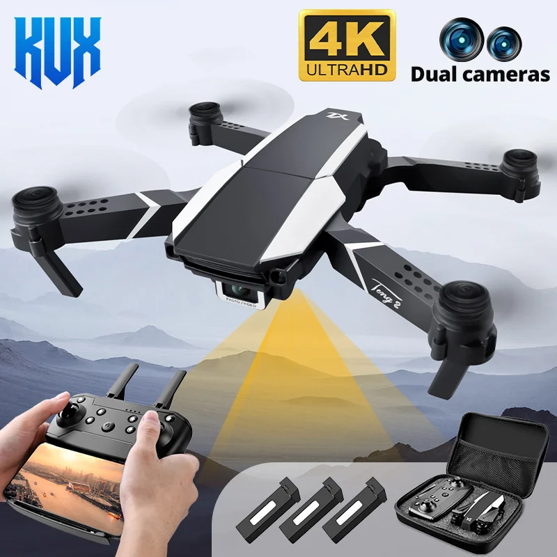 

2021 New S62 Rc Drone 4K HD Dual Camera Visual Positioning WiFi Fpv Foldable Height Keeping Remote Control ​Quadcopter Dron To