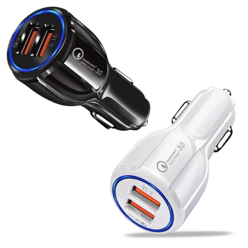 

Bowling 6A Fast Charging Car Charger Dual USB Halo Car Charge EVO Car Charger Dual USB 2 Ports Charging Output Saver Accessories