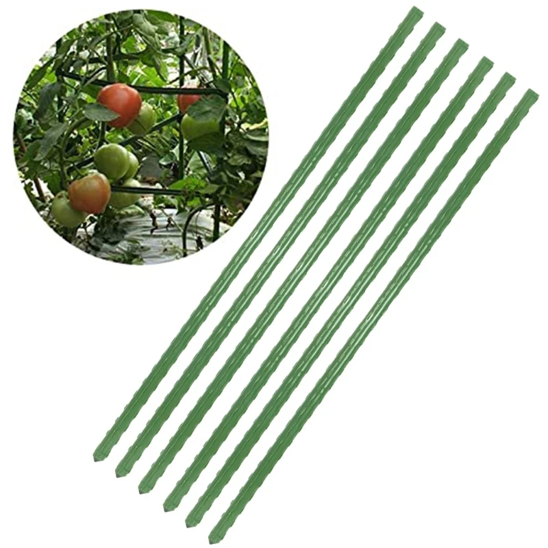 

9pcs Garden Stakes Arms for tomato Cage 3pcs Connecting Pipe 6pcs Long Tube 3pcs Loop Gripper Clips for Vine Climb