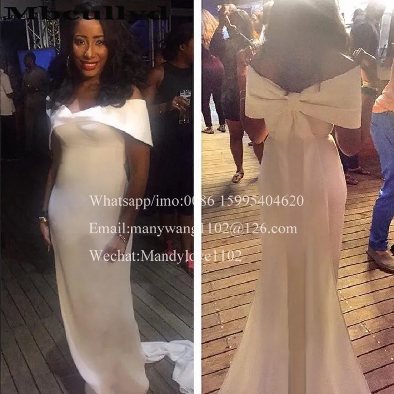 Женское атласное свадебное платье-русалка белое платье с открытыми плечами и