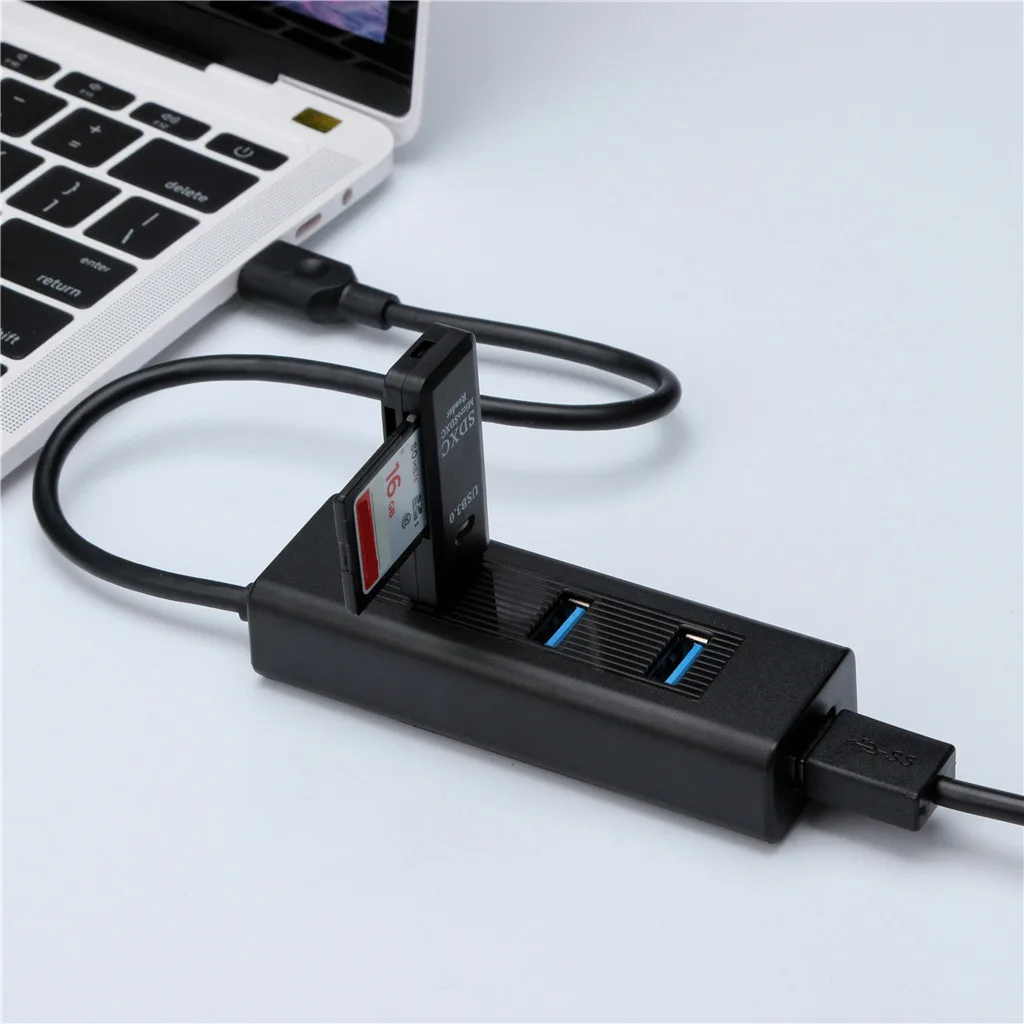 USB хаб CARPRIE с 4 портами 3 0 быстрая передача данных|USB-хабы| |