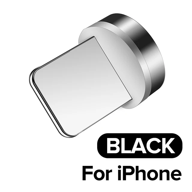 Only iPhone Plug GETIHU 5A Магнитный USB кабель для зарядного устройства type-C для huawei P30 P20 Pro mate 20 10 Honor 20 Магнитный type-C шнур для быстрой зарядки телефона - Цвет: Only iPhone Plug