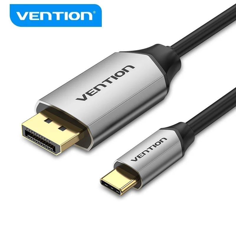 

Vention USB C DP Cable 4K Resolution USB Type-C to DisplayPort adapter for MacBook Pro Samsung S8 Huawei Mate 10 USB-C to DP