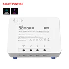 Умный Wi-Fi переключатель Sonoff Pow R3, высокомощный монитор в режиме реального времени, измеритель мощности, 25 А, переключатель включениявыключения, работает с Alexa Google Home